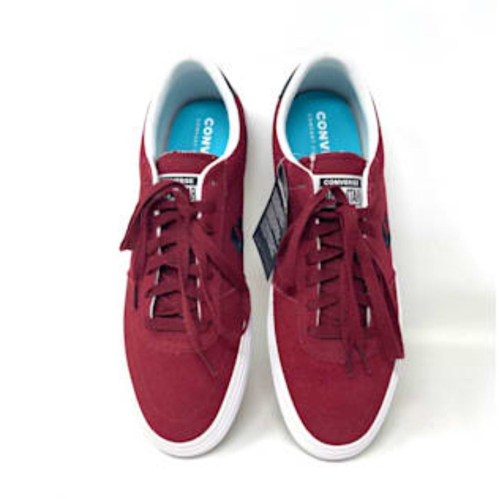 💖MEGA SALE💖Converse Boulevard  Men OX Back Alley Brick White Red  Nubuck 17072 - Picture 3 of 13